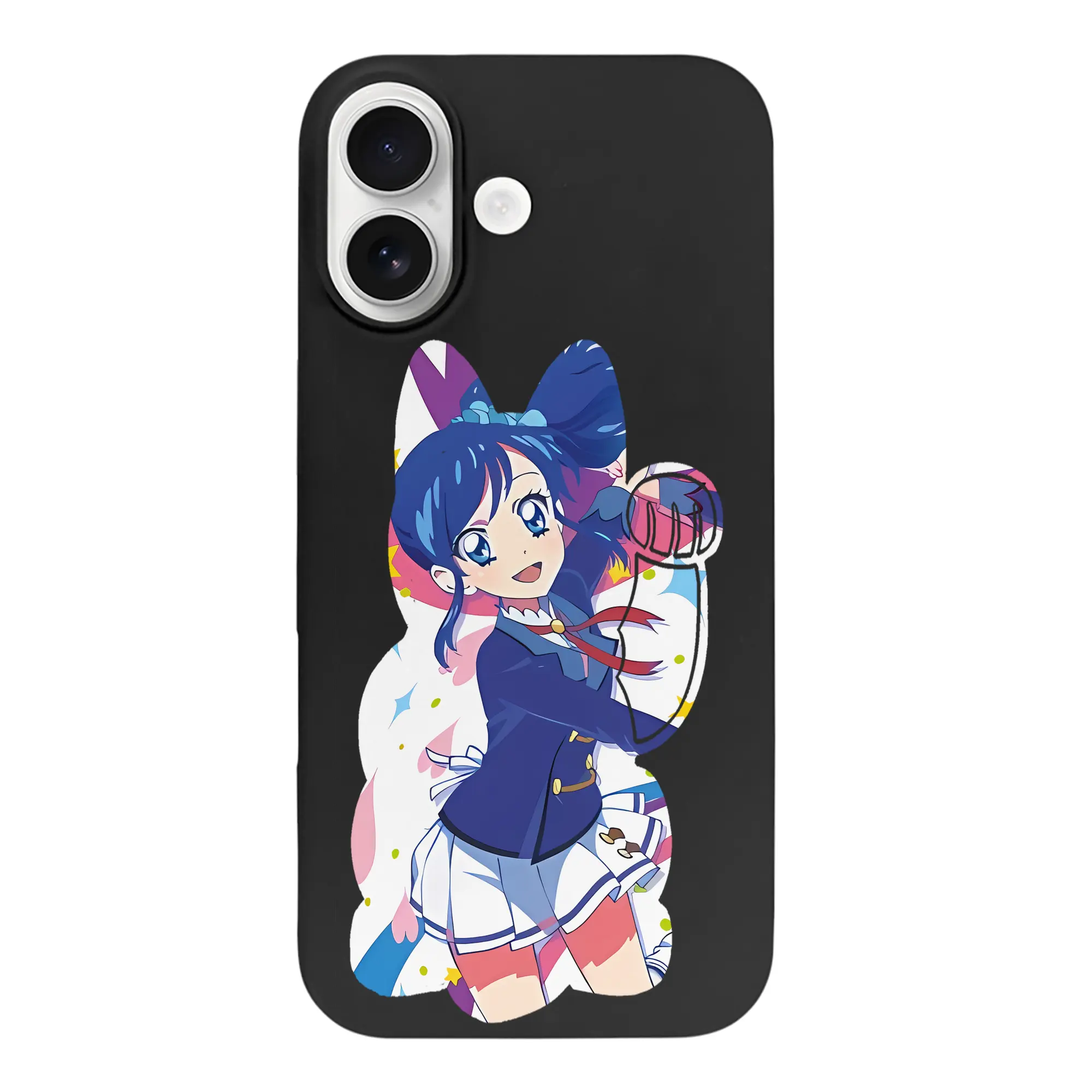 アイカツ グッズ 霧矢 あおい - iPhone 17 シリーズ シリコンケース 薄型 耐衝撃 指紋防止 ソフトタッチカバー 精密フィット 傷防止 保護ケース iPhone 17/17 Air/17 Pro/17 Pro Max 対応